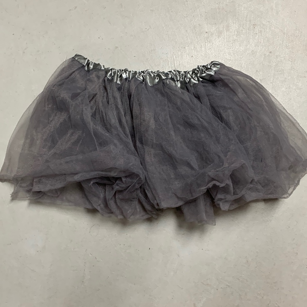 Silver tulle tutu